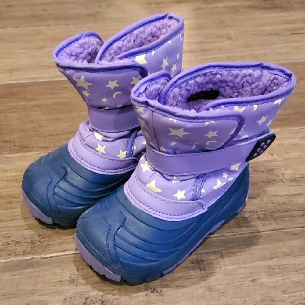 GUC Cat and Jack Girl's Snow Boots, size 8
